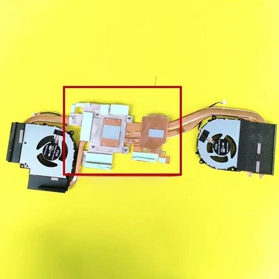 原装适用于 CLEVO NH77DP 冷却风扇加热器 6-31-NH77N-201 P/N:MNLC — 第 1/4 张图片