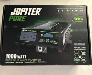 Jupiter Pure 1000 Watt Pure Sine Wave Power Inverter NEW IN BOX - Picture 1 of 7