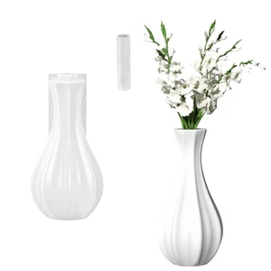 Office Decorative Moulds Sculpture Molds Silicone Texture for Crafting Vase - Picture 1 of 8