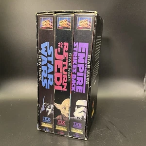 Star Wars Trilogy VHS 1995 Boxed Set THX Digital Mastered Empire Jedi New Hope - Bild 1 von 12