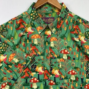 RSVLTS Willy Wonka Shirt Mens XL Kunuflex Pure Imagination Chocolate Factory - Picture 1 of 11