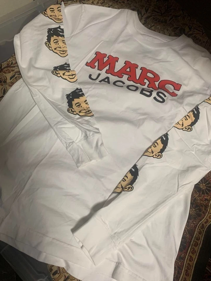 MARC JACOBS x MAD Magazine S Book Novelty Rare Used tee - Image 1 of 3