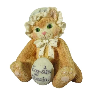 Calico Kittens Egg-stra Special #102687 Patricia Hillman 1994 Figur Katze Vintage - Bild 1 von 5