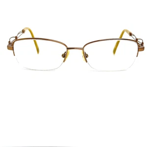 Safilo Emozioni 4351 Brille Brillengestell Damen Gold Halbrand Rechteckig 19771 - Bild 1 von 8