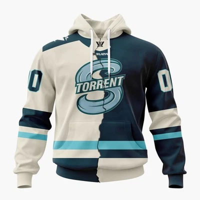 Personalized Seattle Torrent 2025/26 Home Mix Away Concept Hoodie, Long Sleeve