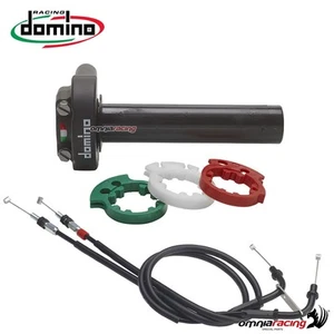 Comando gas rapido XM2 Domino nero senza manopole e con cavi per Yamaha R6 2009 - Imagen 1 de 1