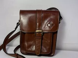 Patricia Nash Cascina Crossbody Bag Cognac Distressed - Bild 1 von 7