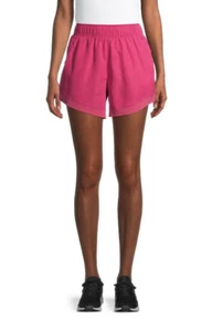 Athletic Works Gym Workout Shorts Women's Size Large (12-14) L Pink Lined - Picture 1 of 5