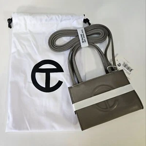 NEU TELFAR Unisex kleine Einkaufstasche grau inkl. Staubbeutel - Bild 1 von 5