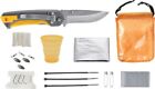 Smith's Sharpeners 50540 Outdoor Survival Kit Folding Knife Combo Blade 4.125" 