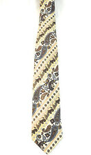 Raymond Levine Givenchy Necktie - 100% Silk - Tan/Blu/Gray/Brn 