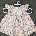 Tommy Bahama Dress Girls 3m 6m Months White Floral Cottagecore