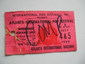 ATLANTA POP FESTIVAL 1969__TROZO DE CONCIERTO ORIGINAL__Led Zeppelin, Janis Joplin CCR - Imagen 1 de 3
