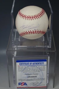 MIGUEL TEJADA AUTOGRAPH SIGNED BASEBALL MLB BALL BALTIMORE ORIOLES PSA-COA - Picture 1 of 3