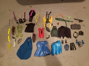 Vintage Lot of 37 Action Figure accessories. Capes, Armor, weapons, Other. Look - Picture 1 of 13