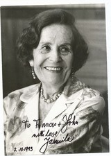 JARMILA NOVOTNA opera soprano signed photo