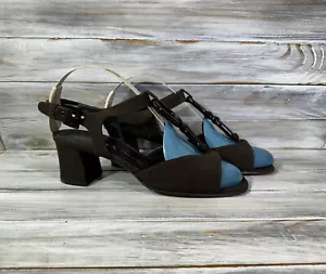 PRADA Milano Made In Italy Women's Heels Sandals Brown Luxury Brand - Picture 1 of 24