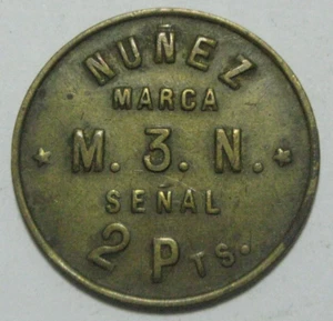 ZALDI2010 - FICHA COOPERATIVA NUÑEZ MARCA , 2 PESETAS - Photo 1 sur 2