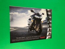 2004 2005 KAWASAKI NINJA ZX-10R ZX 10R ANNONCE IMPRIMÉE ORIGINALE PUBLICITÉ IMPRIMÉE