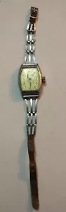 Antique Ingraham Deco Men's Watch NOT WORKING Parts Or Repair AS-IS Condition... - Picture 1 of 10