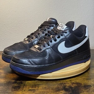 Nike Air Force 1 '07 Men's Size 12 Black Old Royal - Picture 1 of 15