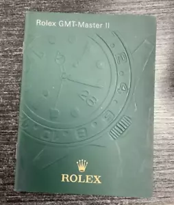 Folleto manual ROLEX GMT-MASTER II 596.02 inglés-7.2007 impreso en Suiza - Imagen 1 de 7