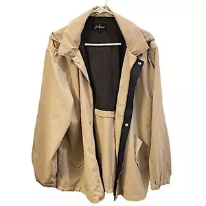 Jack Nicklaus Men's Size Large Hooded Windbreaker Golf Jacket Full Zip Classic - Picture 1 of 4