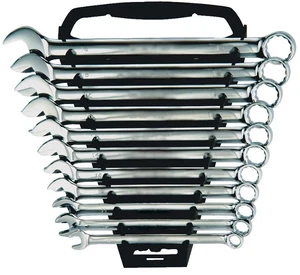 11 PIECE METRIC COMBINATION SPANNER SET HEX WRENCH SET VANADIUM 6-19mm U39 - Picture 1 of 2