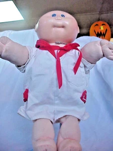 1982 14" CABBAGE PATCH DOLL BALD SAILER SUIT APPLACHIAN ART WORKS COLEO IND. - Picture 1 of 5