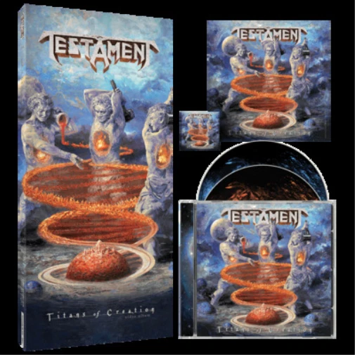 Testament Titans of Creation (CD) Limited Album with Blu-ray