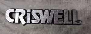 CRISWELL - PLASTIC CAR DEALERSHIP EMBLEM - VINTAGE - Picture 1 of 2