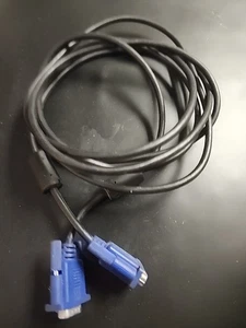 Cable VGA de alta resistencia de 9 pies macho a macho SVGA cable de monitor computadora video 1080p - Imagen 1 de 2