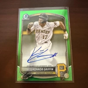 2025 Bowman Konnor Griffin Auto Green Refractor /99 CPA-KG - Bild 1 von 3