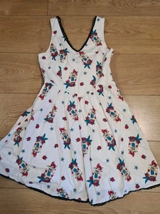 Womens Small Disney Ariel Tattoo Dress Fit Flare (24) - Picture 1 of 11