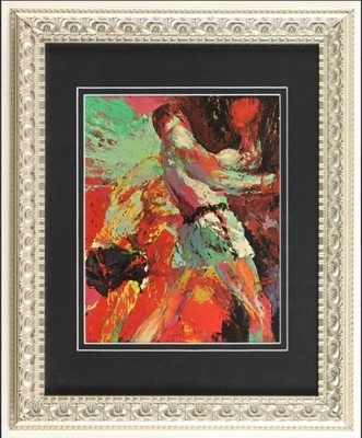 Leroy Neiman (MUHAMMAD ALI) 定制 12.5 x 16 带框艺术印刷展示-未签名 — 第 1/2 张图片