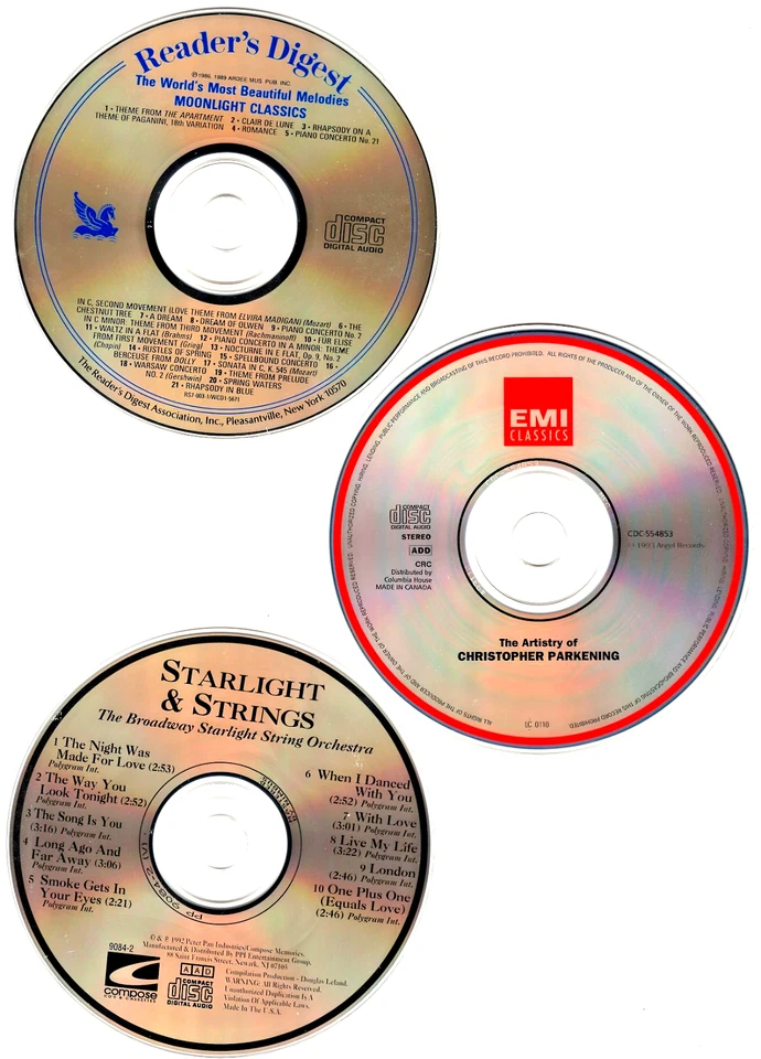 CLASSICAL MUSIC  "VARIOUS ARTISTS"  ~ (LOT OF 3) ~  *** CD DISCS ONLY *** #24 Foto 1 de 1