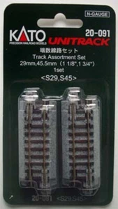 Kato 20-091 track assortment Straight Track 29mm S29 & 45.5mm S45 (N scale) - Picture 1 of 1