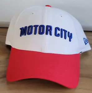 NEW ERA Detroit Pistons Motor City Cap/Hat - Adjustable White NWOT - Picture 1 of 8