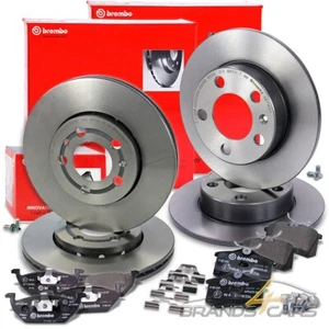BREMBO BREMSSCHEIBEN+BELÄGE VORNE+HINTEN FÜR AUDI SEAT SKODA FABIA 3 VW POLO 5 - Bild 1 von 12