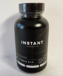 Instant Hydration Vitamin D+K 90 Capsules Dietary Supplement Expires 08/2026 - Picture 1 of 6