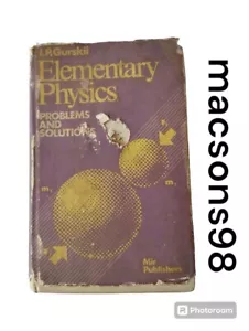Elementary Physics Problems and Solutions Gurskii Mir Publishers Moscow 1987 - Foto 1 di 24