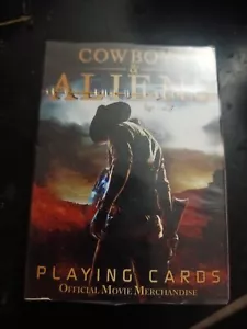COWBOYS and ALIENS Daniel Craig Science Fiction Western Movie DECK PLAYING CARDS - Picture 1 of 4
