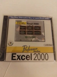 Professor Teaches Excel 2000 CD-ROM for Windows 98 to XP Brand New Sealed - Picture 1 of 2