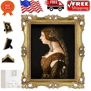 8x10 Antique Gold Picture Frame - Vintage Baroque Display for Home Decor - Picture 1 of 8