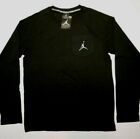 708419-010 NWT Men's Nike Jordan Jumpman Long Sleeve Pocket Shirt, Black.