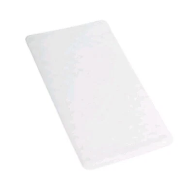 ¡NUEVO! Glacier Bay 15,5 pulgadas x 27,5 pulgadas. Alfombra de baño de goma en blanco Foto 1 de 3