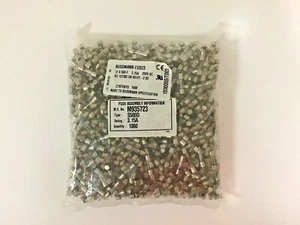 BK1/S500-3.15-R BUSSMANN FUSES F3.15AL250V- SEALED BAG OF 1000 PCS NEVER OPENED - Picture 1 of 4