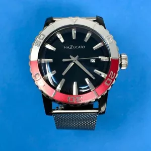 New Mazzucato Ego Men's Watch Ego Tistic Customisable with Red Bezel - Foto 1 di 11