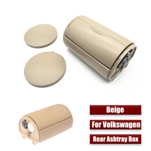 Beige ABS Car Rear Ashtray Box For Volkswagen Bora Jetta Golf 4 MK4 1999-2006 - Picture 1 of 7