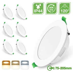 Juego de 12 focos empotrables LED Ultra Slim 230V baño lámpara empotrable spot - Imagen 1 de 18